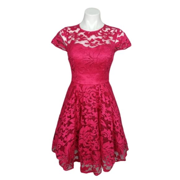 Ted Baker Caree Floral Lace Dress Size 0  (US 2) - Picture 1 of 16